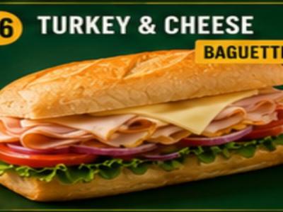 Turkey & cheese Sandwich