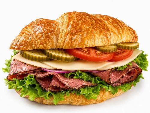 Pastrami & cheese Croissant