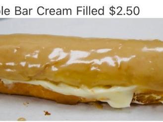 Cream Filled Maple Bar