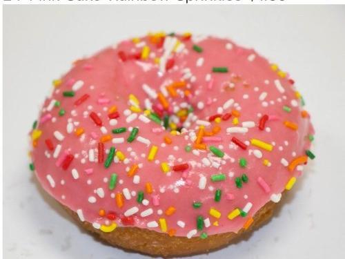 Strawberry Cake w/ Colored Sprinkles