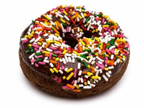Devil Food Cake Chocolate w/ Rainbow Sprinkle