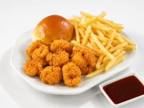 10Shrimps + 5 Fish+4 Chicken