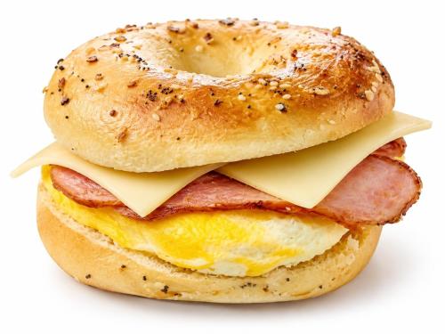 BAGEL SAUSAGE EGG AND CHEESE