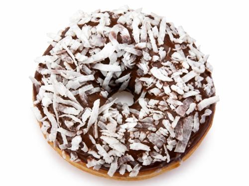 Cake glaze with coconut